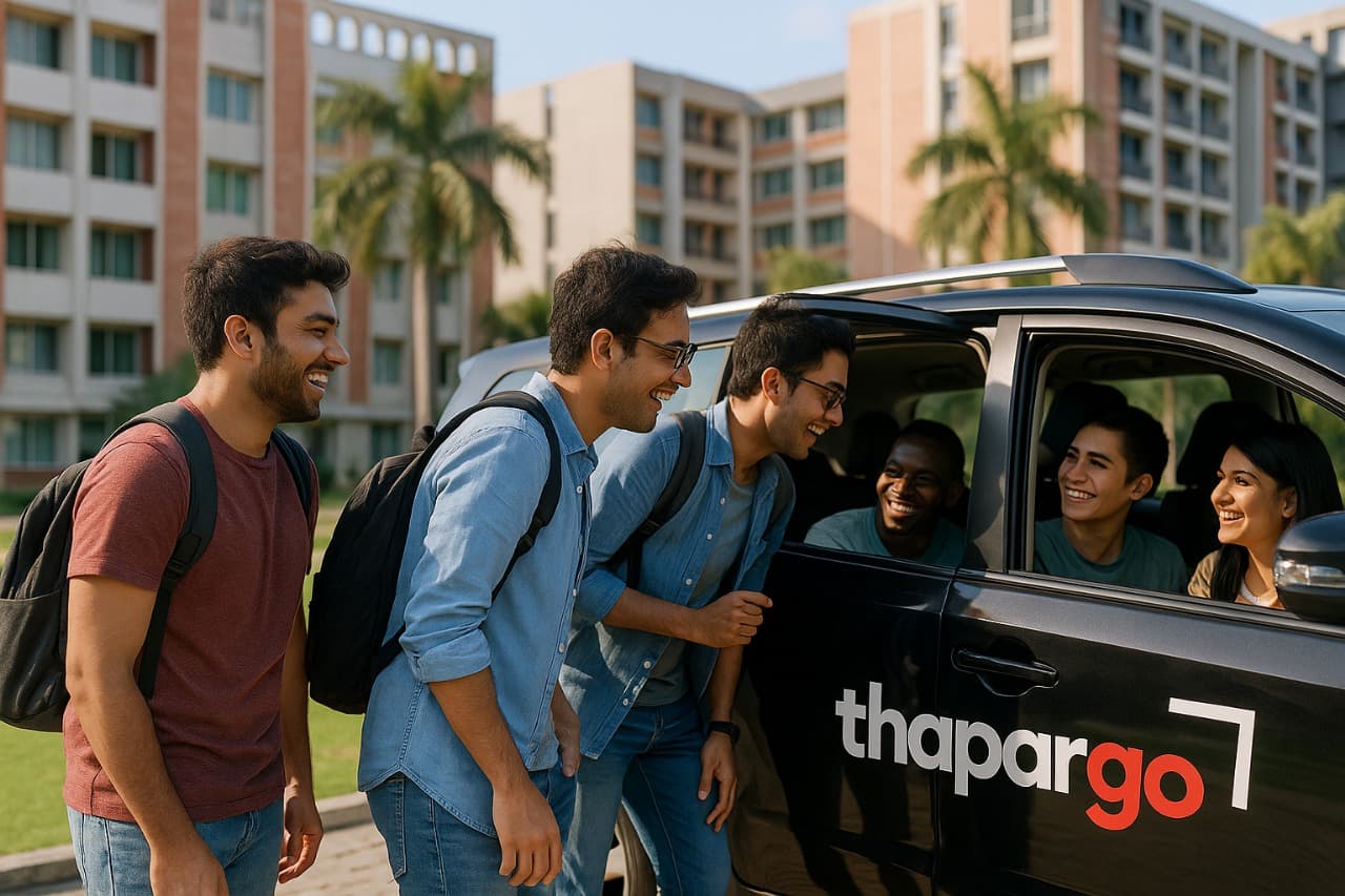 Students carpooling